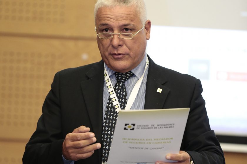 Sergio Barrera, presidente del Colegio de Mediadores de Seguros de Las Palmas