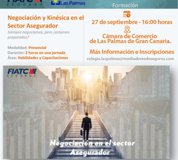 Formación FIATC “Negociación y Kinésica en el Sector Asegurador”.