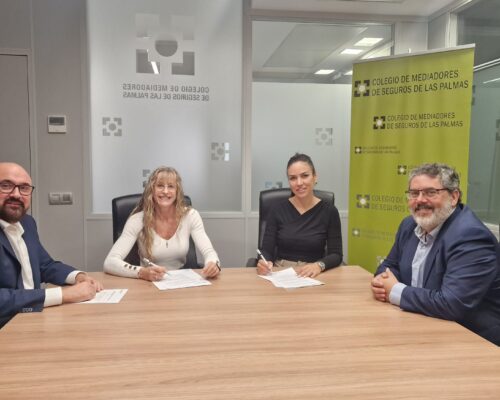 SegurCaixa Adeslas, firma el acuerdo de colaboración del Colegio de Mediadores de Seguros de Las Palmas