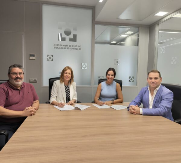 MAPFRE Y EL COLEGIO DE MEDIADORES DE SEGUROS DE LAS PALMAS  RENUEVAN SU CONVENIO DE COLABORACIÓN