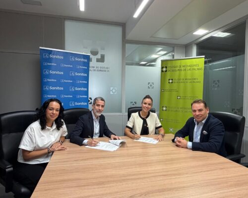 Acuerdo de colaboración renovado entre el Colegio de Mediadores de Seguros de Las Palmas y Sanitas