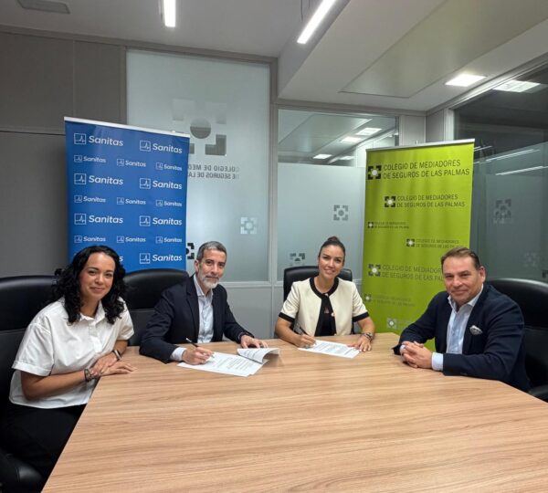 Acuerdo de colaboración renovado entre el Colegio de Mediadores de Seguros de Las Palmas y Sanitas